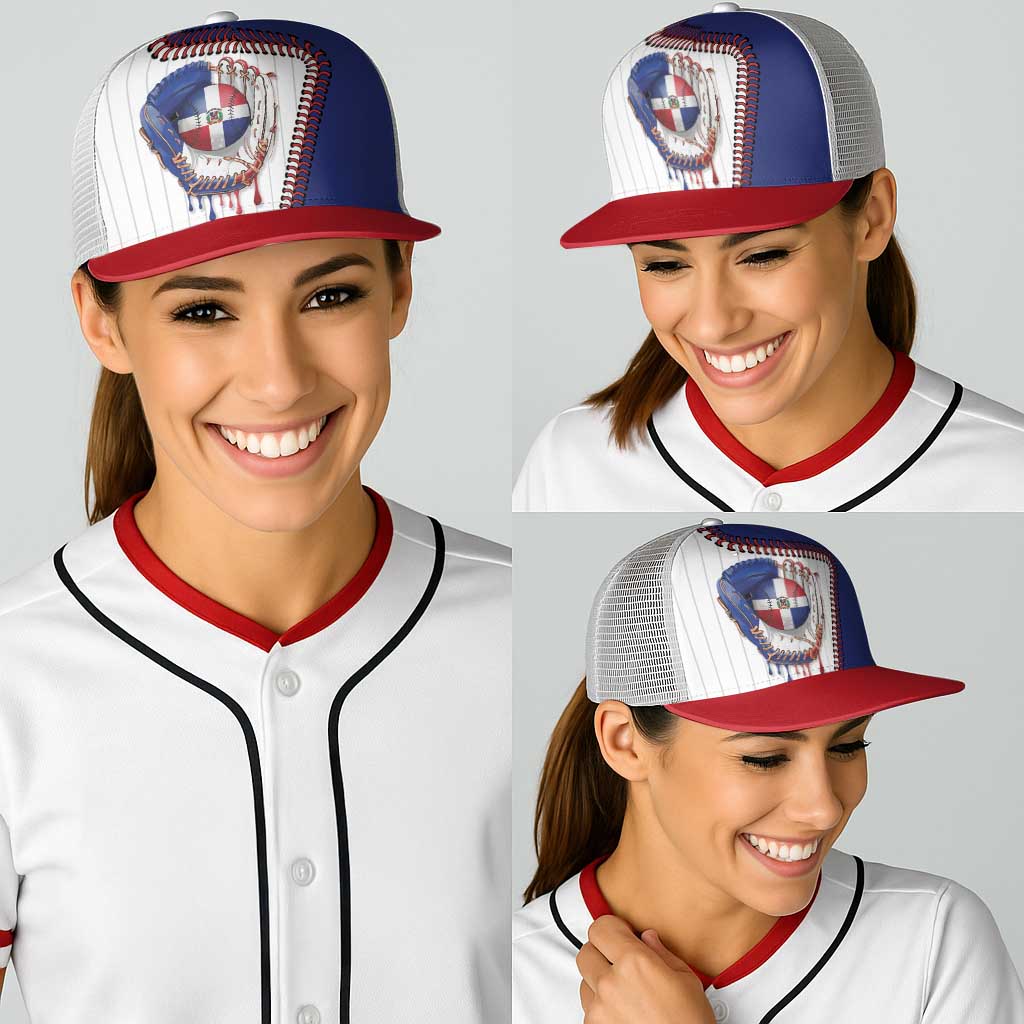 Dripping Baseball Dominican Republic Baseball Net Cap