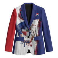 Custom Dripping Baseball Dominican Republic Blazer