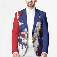 Custom Dripping Baseball Dominican Republic Blazer