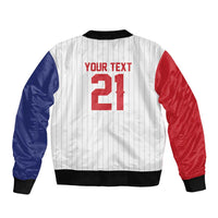 Custom Dripping Baseball Dominican Republic Bomber Jacket