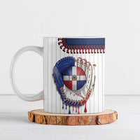 Custom Dripping Baseball Dominican Republic Ceramic Mug