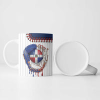 Custom Dripping Baseball Dominican Republic Ceramic Mug