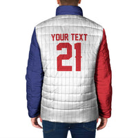 Custom Dripping Baseball Dominican Republic Padded Jacket