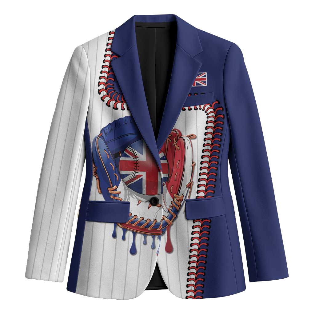 Custom Dripping Baseball Great Britain Blazer