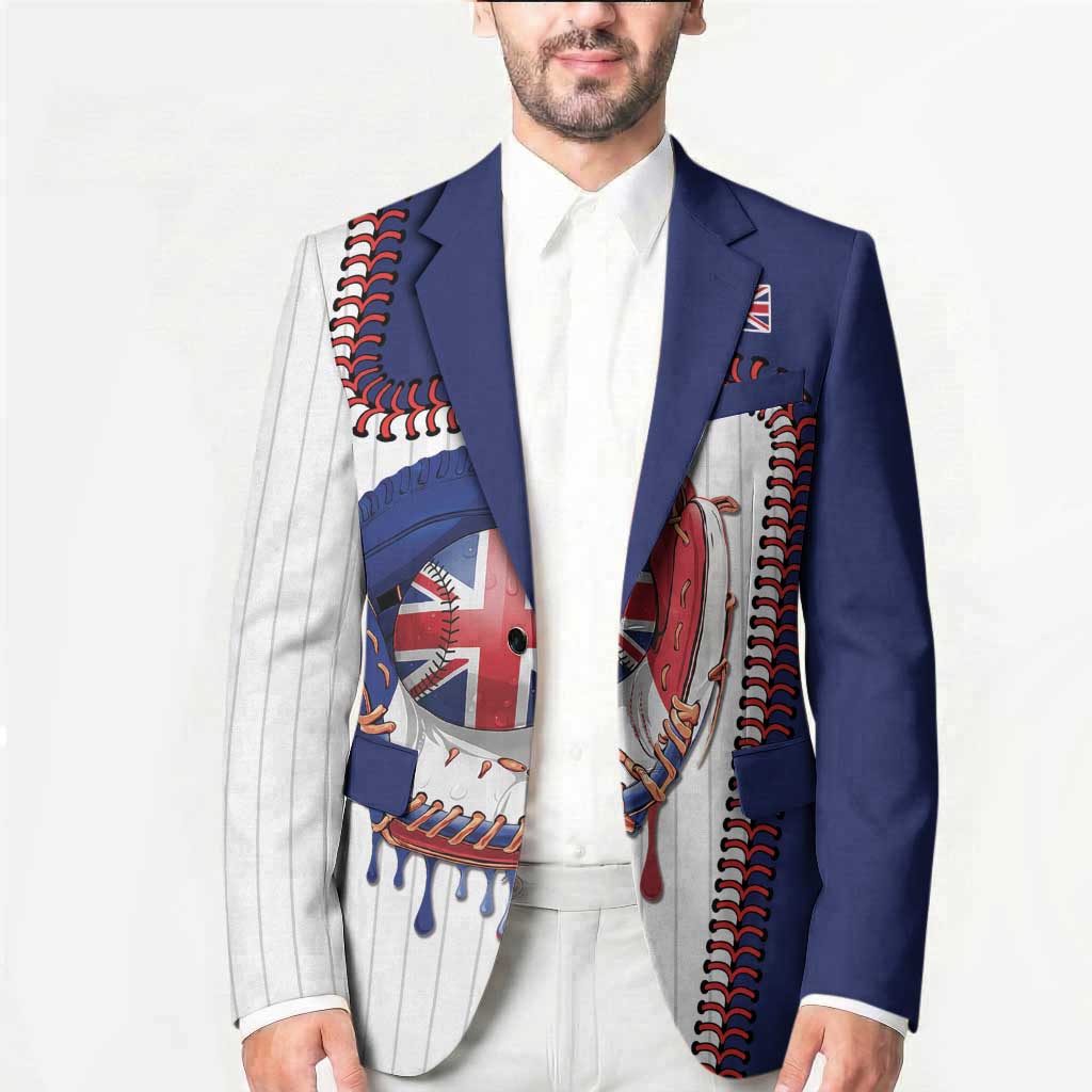 Custom Dripping Baseball Great Britain Blazer