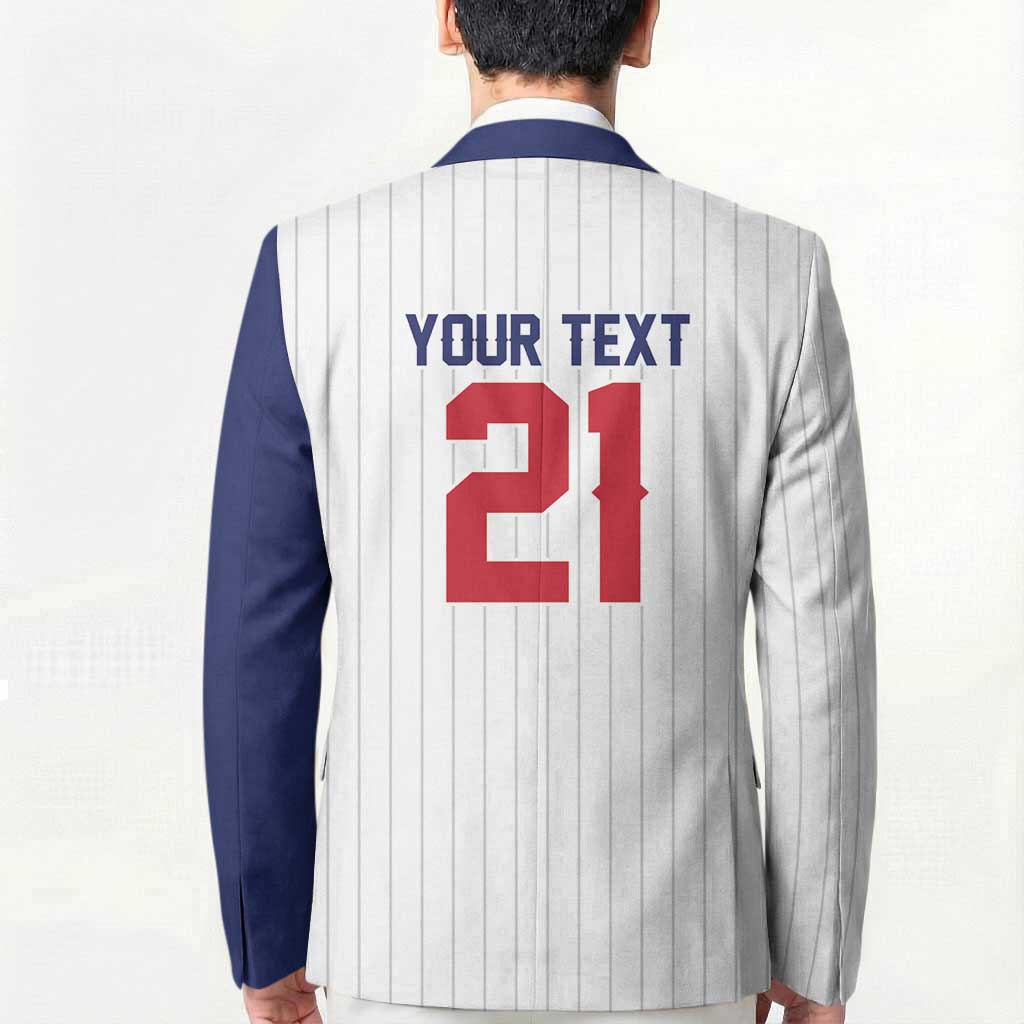 Custom Dripping Baseball Great Britain Blazer