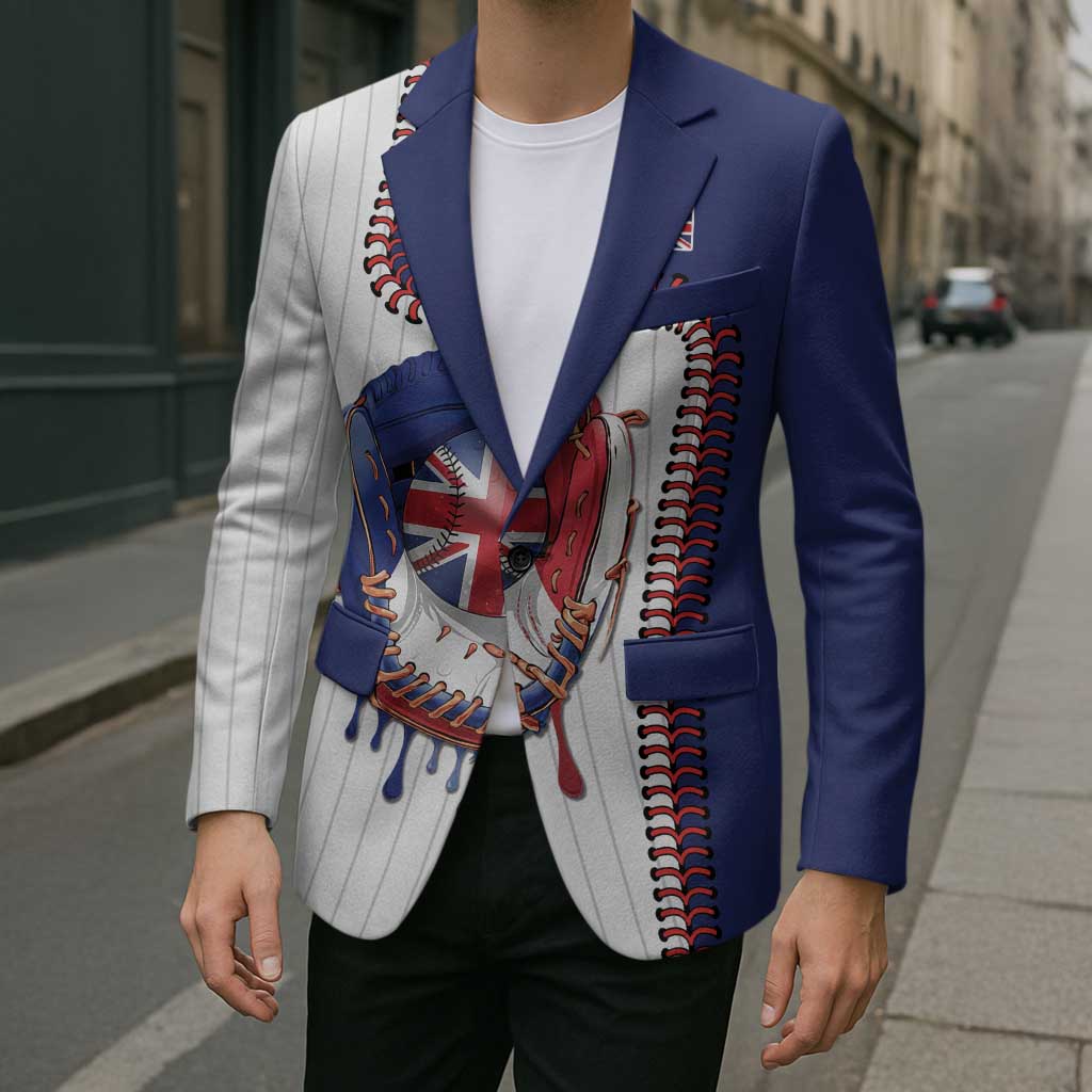 Custom Dripping Baseball Great Britain Blazer