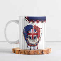 Custom Dripping Baseball Great Britain Ceramic Mug