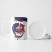 Custom Dripping Baseball Great Britain Ceramic Mug
