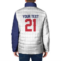 Custom Dripping Baseball Great Britain Padded Jacket
