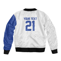 Custom Dripping Baseball Israel Bomber Jacket