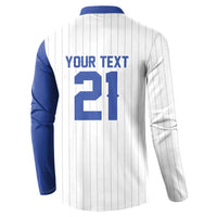 Custom Dripping Baseball Israel Button Sweatshirt