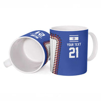 Custom Dripping Baseball Israel Ceramic Mug