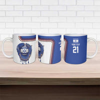 Custom Dripping Baseball Israel Ceramic Mug