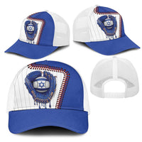 Dripping Baseball Israel Mesh Trucker Cap