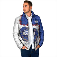 Custom Dripping Baseball Israel Padded Jacket