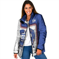 Custom Dripping Baseball Israel Padded Jacket