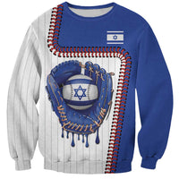 Custom Dripping Baseball Israel Sweatshirt