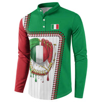 Custom Dripping Baseball Italy Button Sweatshirt