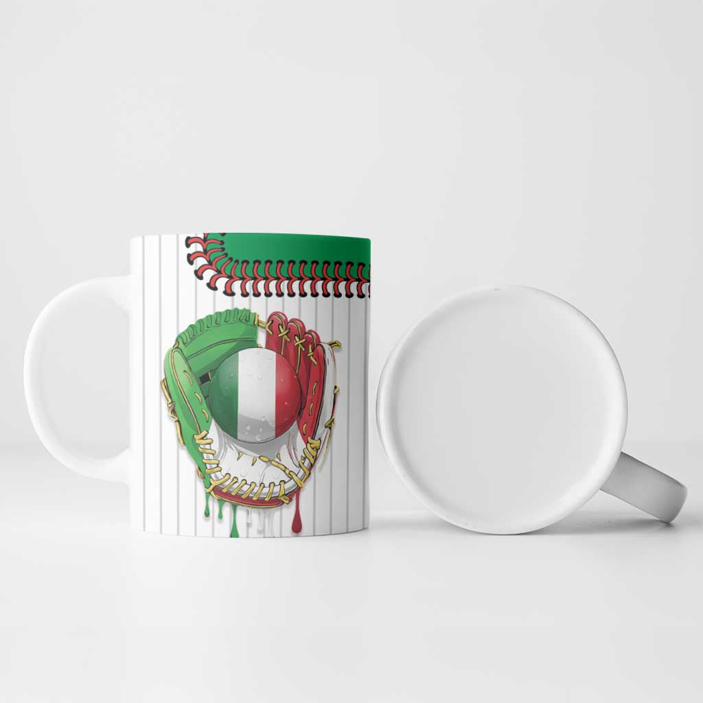 Custom Dripping Baseball Italy Ceramic Mug