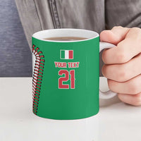 Custom Dripping Baseball Italy Ceramic Mug