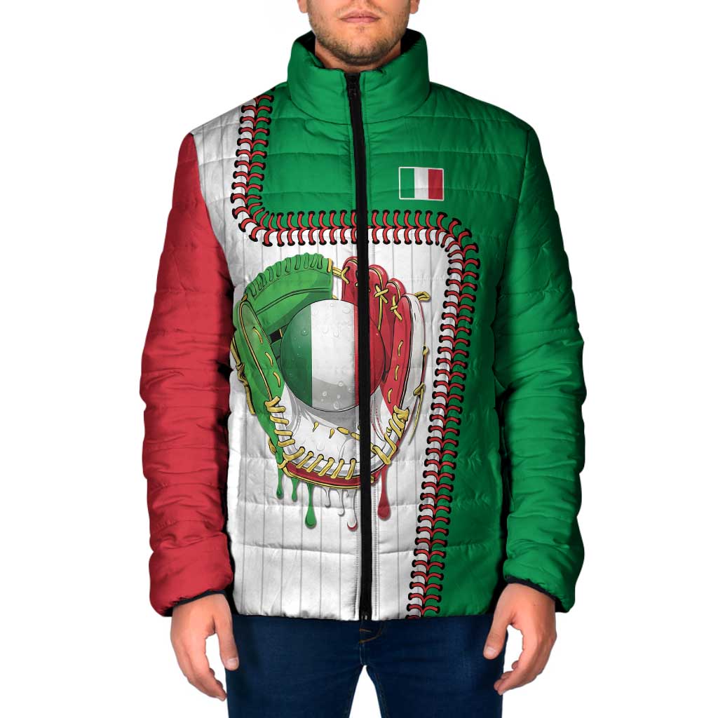 Custom Dripping Baseball Italy Padded Jacket