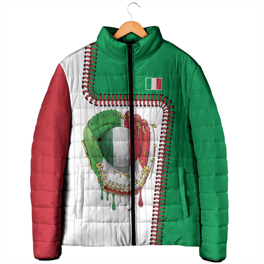 Custom Dripping Baseball Italy Padded Jacket
