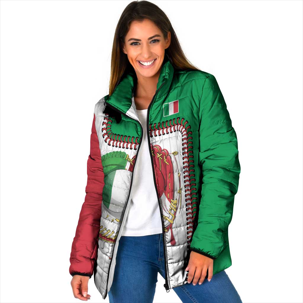 Custom Dripping Baseball Italy Padded Jacket