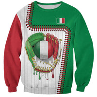 Custom Dripping Baseball Italy Sweatshirt