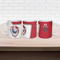 Custom Dripping Baseball Japan Ceramic Mug