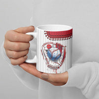 Custom Dripping Baseball Japan Ceramic Mug