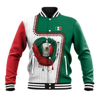Custom Dripping Baseball Mexico Baseball Jacket