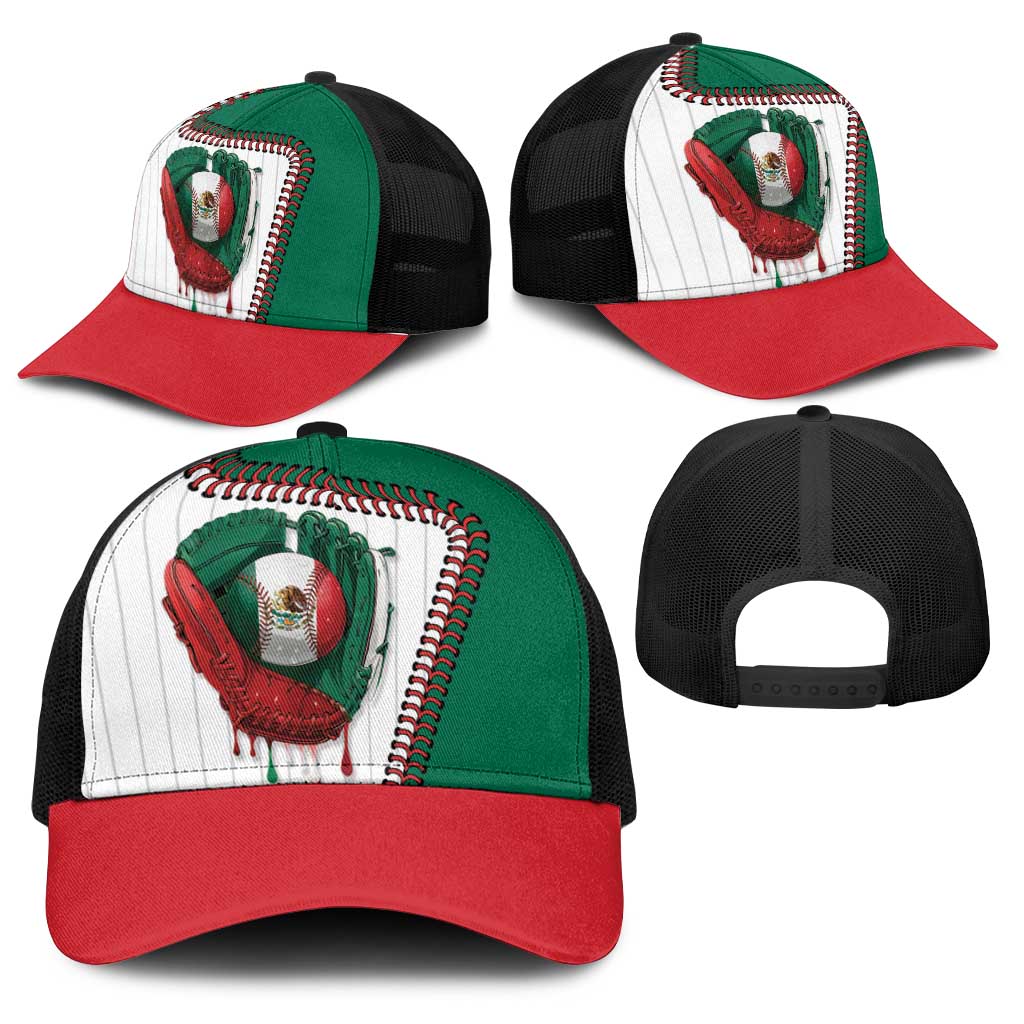 Dripping Baseball Mexico Baseball Net Cap