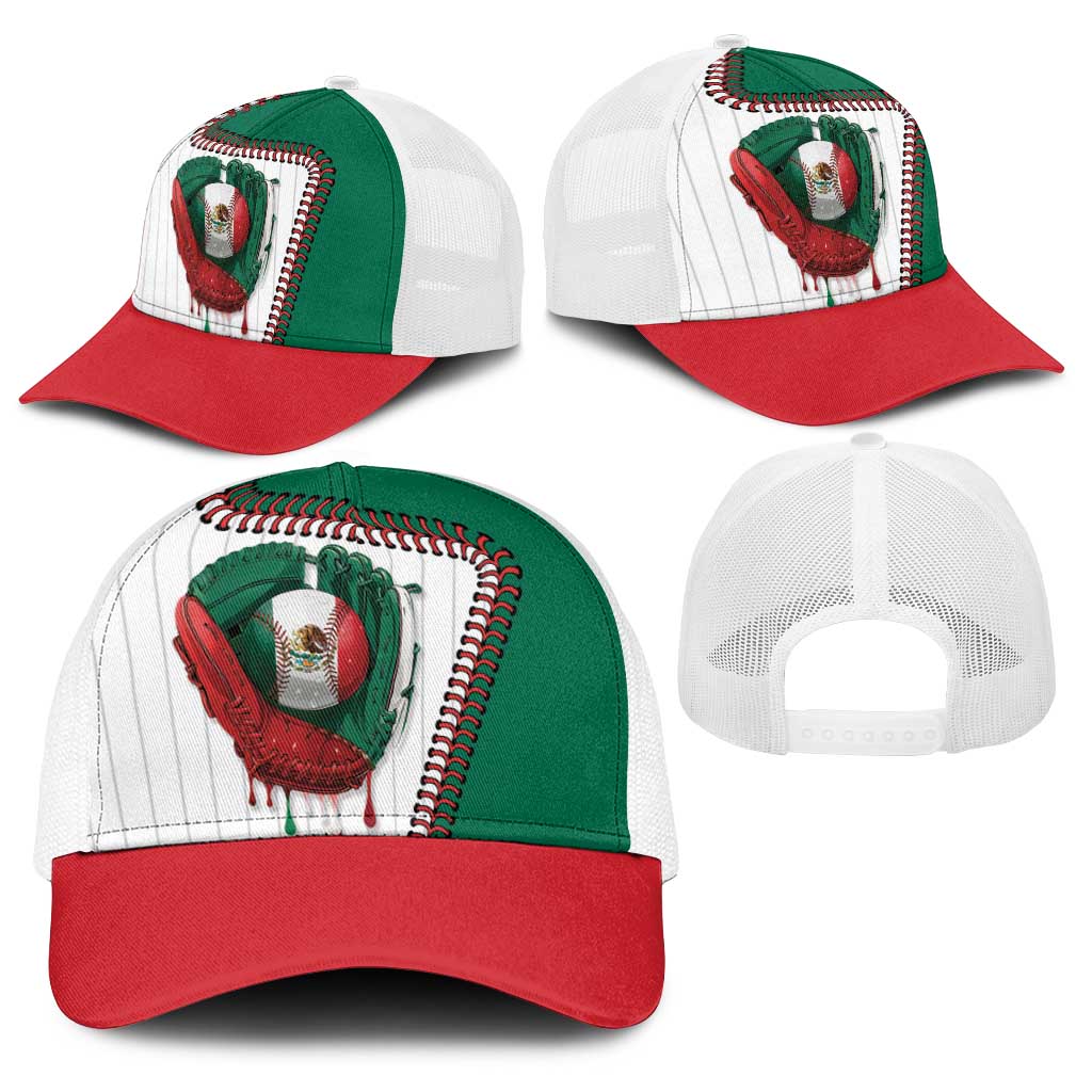 Dripping Baseball Mexico Baseball Net Cap