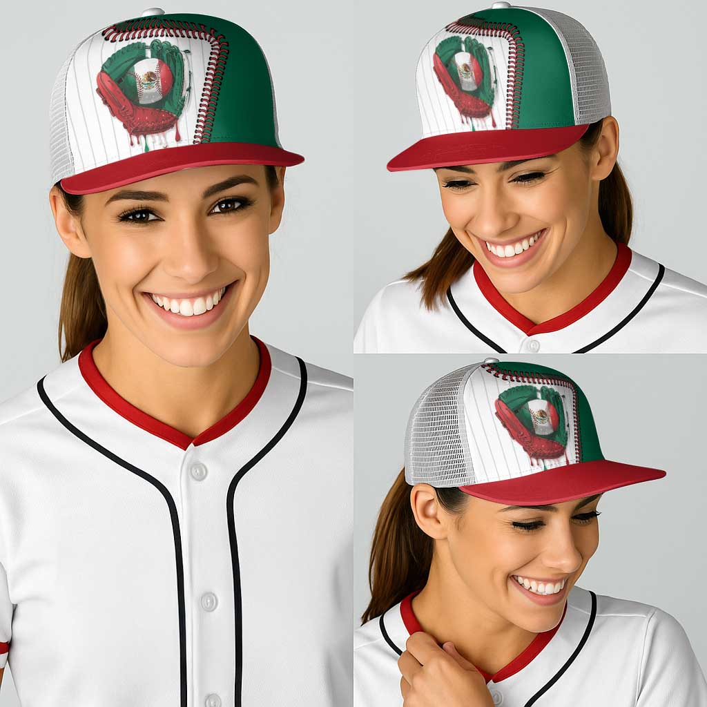 Dripping Baseball Mexico Baseball Net Cap