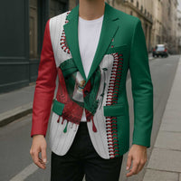 Custom Dripping Baseball Mexico Blazer