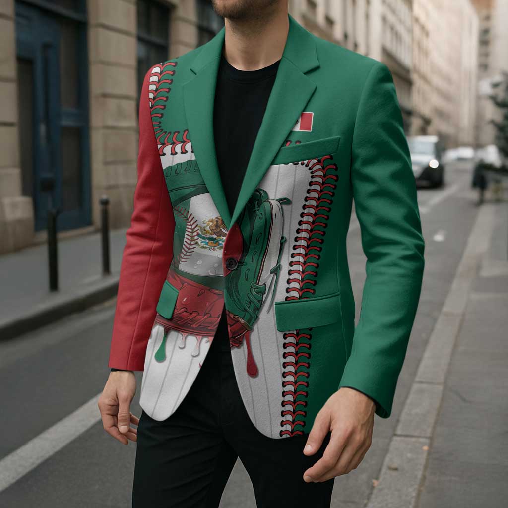 Custom Dripping Baseball Mexico Blazer
