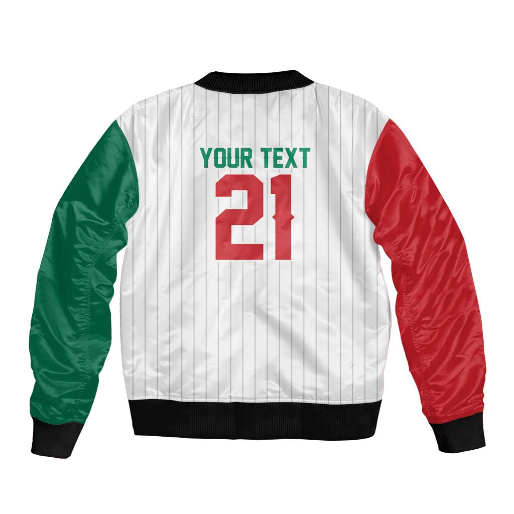 Custom Dripping Baseball Mexico Bomber Jacket