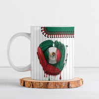 Custom Dripping Baseball Mexico Ceramic Mug