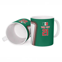 Custom Dripping Baseball Mexico Ceramic Mug