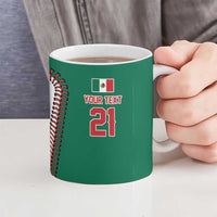 Custom Dripping Baseball Mexico Ceramic Mug