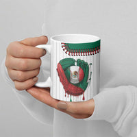 Custom Dripping Baseball Mexico Ceramic Mug