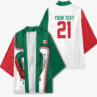 Custom Dripping Baseball Mexico Kimono