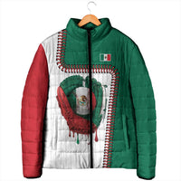 Custom Dripping Baseball Mexico Padded Jacket