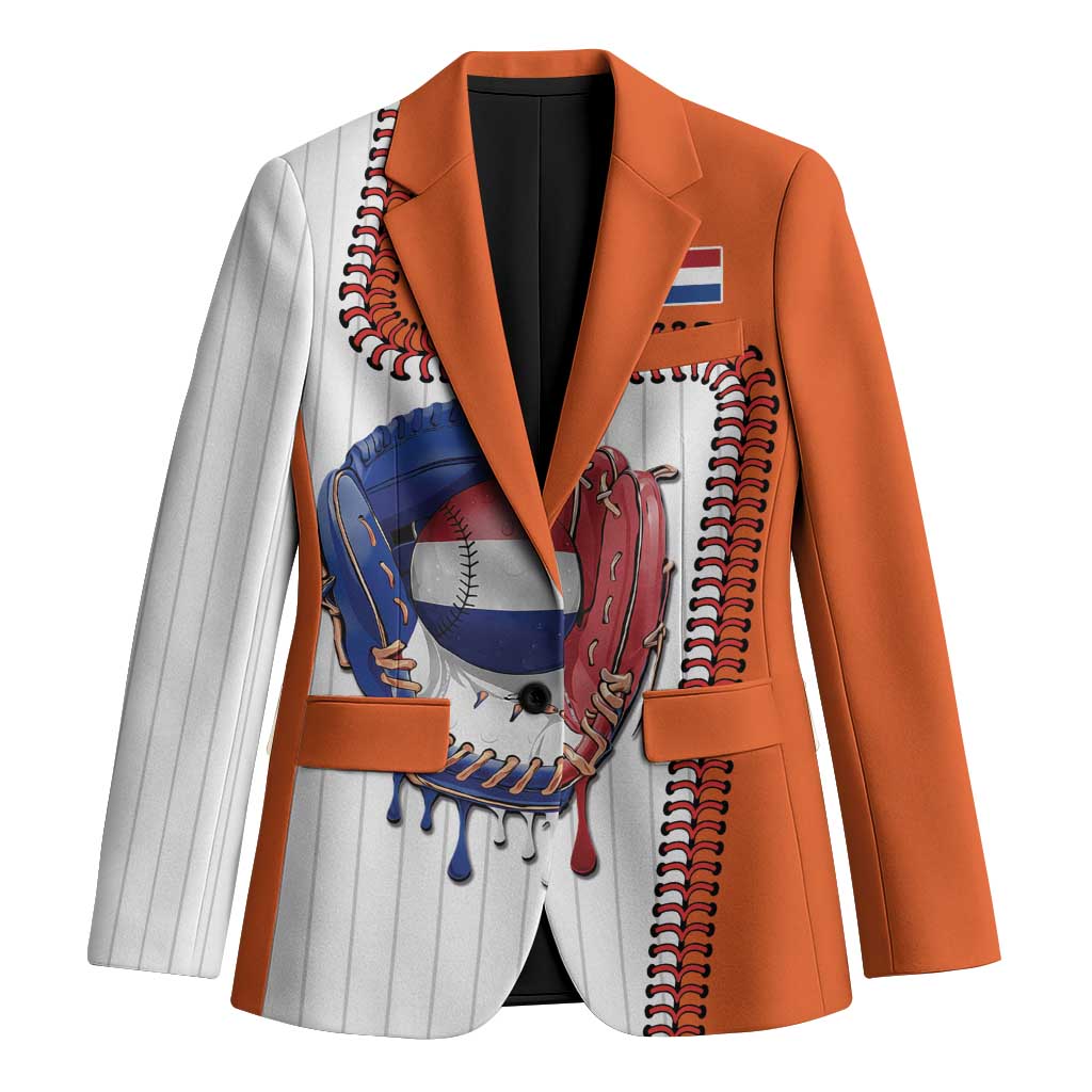 Custom Dripping Baseball Netherlands Blazer