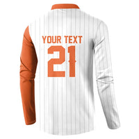 Custom Dripping Baseball Netherlands Button Sweatshirt
