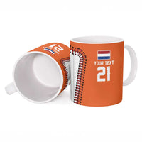 Custom Dripping Baseball Netherlands Ceramic Mug