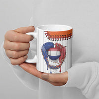 Custom Dripping Baseball Netherlands Ceramic Mug