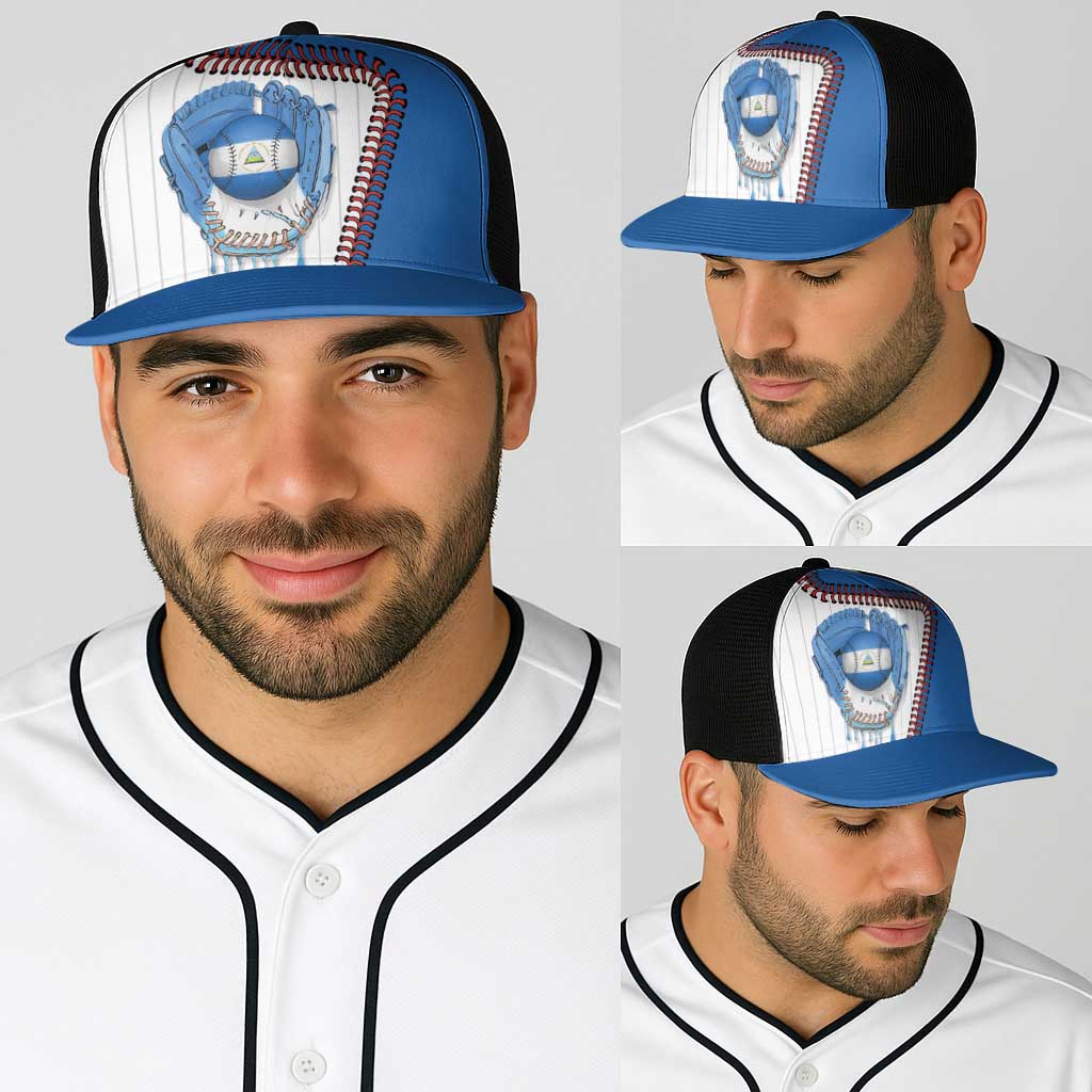 Dripping Baseball Nicaragua Baseball Net Cap