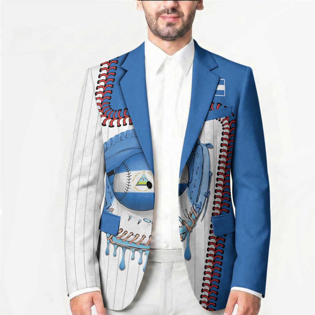 Custom Dripping Baseball Nicaragua Blazer